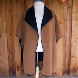 The Cashmere Project 100% Cashmere Knitted Brown/Black Shawl Woman's Size OS